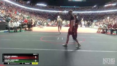 150-3A Semifinal - David Sanchez, Pueblo Central vs Kyler Liddell, Alamosa