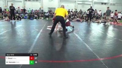 133 lbs Final - Tristen Dood, Ares W.C. (MI) vs Michael Salcedo, Pursuit