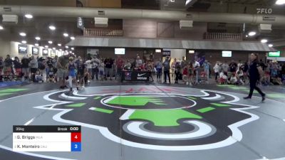 35 kg Cons 4 - Gwen Briggs, Inland Elite Wrestling Club vs Karson Monteiro, California