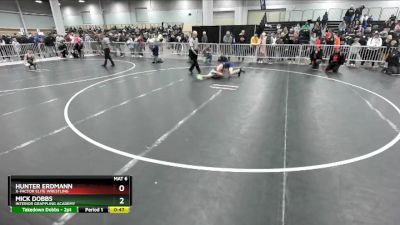 92 lbs Quarterfinal - Mick Dobbs, Interior Grappling Academy vs Hunter Erdmann, X-Factor Elite Wrestling