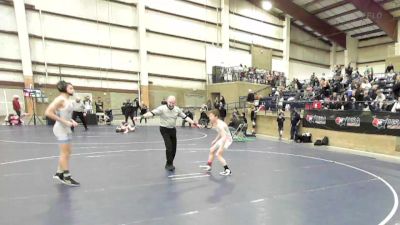 97 lbs Quarterfinal - Conley Evans, Sanderson Wrestling Academy vs Jack Olsen, Roseburg Mat Club /Umpqua Valley Wrestling Associaction