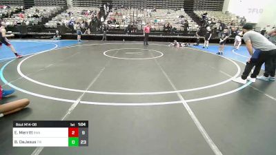 73 lbs Rr Rnd 8 - Elijah Merritt, Roundtree Wrestling Academy Blue vs Brayden DeJesus, Triumph Trained