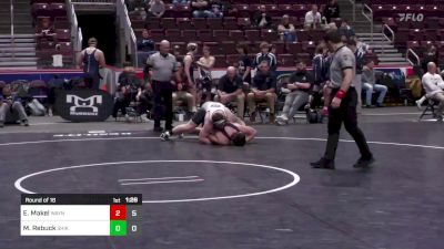 215 lbs Round Of 16 - Eli Makel, Waynesburg Central vs Mason Rebuck, Shikellamy