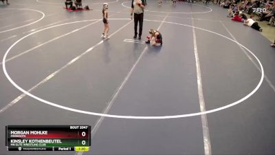 Round 1 - Morgan Mohlke, Minnesota vs Kinsley Kothenbeutel, MN Elite Wrestling Club