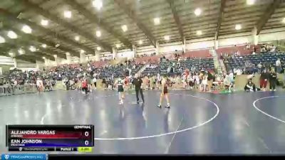 101 lbs Semifinal - Alejandro Vargas, Oregon vs Ean Johnson, Montana