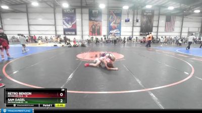 92 lbs Rd# 8- 12:30pm Saturday Final Pool - Retro Benson, No Escape W.A. vs Sam Dagel, Untouchables