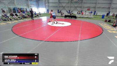 285 lbs 2nd Wrestleback (16 Team) - Eric Stouder, North Dakota Blue vs Gavin Grell, Pennsylvania Red