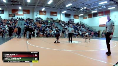 126 lbs Champ. Round 2 - Evan Kusmits, Manchester vs Mike Villafrance, Washington (Massillon)