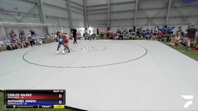 145 lbs Placement Matches (16 Team) - Carlos Valdez, Team Idaho vs Nathaniel Askew, Georgia BLACK