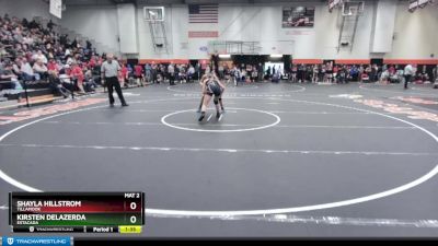 125 lbs Quarterfinal - Shayla Hillstrom, Tillamook vs Kirsten DeLazerda, Estacada