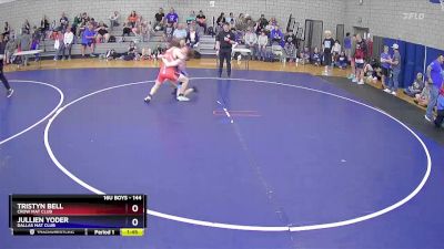 144 lbs Cons. Round 2 - Tristyn Bell, Crow Mat Club vs Jullien Yoder, Dallas Mat Club