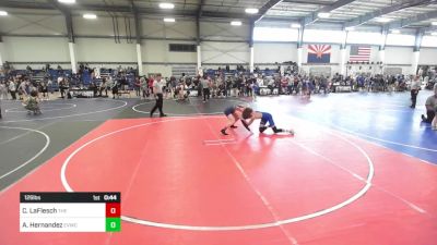 126 lbs Consi Of 16 #2 - Cash LaFlesch, The Sunkids Camp vs Alex Hernandez, Evwc