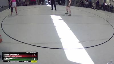 158 lbs Round 4 - Kirah Ackley, Nebraska vs Piper Zatechka, Nebraska Wrestling Academy