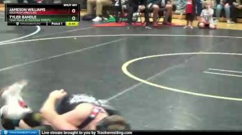 80 lbs 2nd Place Match - Jameson Williams, Gold Rush Wrestling vs Tyler Bandle, Team Vegas Jr Mustangs Wrestli