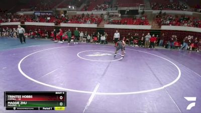 100 lbs Round 1 (16 Team) - Trinitee Hobbs, Coppell vs Maggie Zhu, Prosper