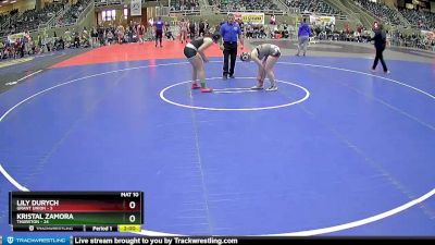 137 lbs Round 2 (4 Team) - Kristal Zamora, Thurston vs Lily Durych, Grant Union