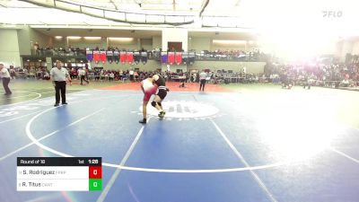 120 lbs Round Of 16 - Sebastian Rodriguez, Fairfield Prep vs Reese Titus, Canton