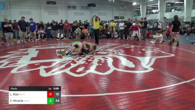 171 lbs Pools - Lj Diaz, WV North Central Elite - Vengeance vs Zach Miracle, Olympia National