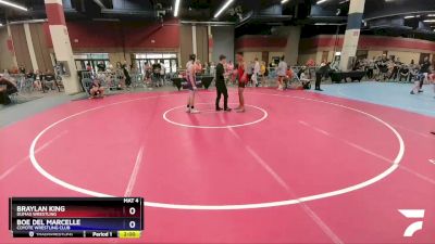 136 lbs Round 2 - Braylan King, Dumas Wrestling vs Boe Del Marcelle, Coyote Wrestling Club