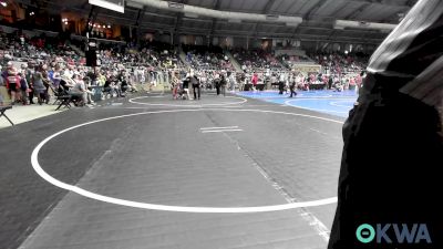 70 lbs Consi Of 8 #2 - Jace Hebert, Poteau Youth Wrestling Academy vs Elijah Robinson, Sulphur Youth Wrestling Club