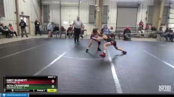 92 lbs Round 1 (4 Team) - Grey Burnett, Team Ohio vs Seth Crawford, Warhawks Black