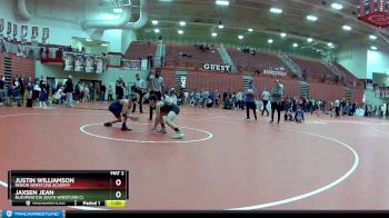 100 lbs Cons. Semi - Justin Williamson, Region Wrestling Academy vs Jaxsen Jean, Bloomington South Wrestling Cl