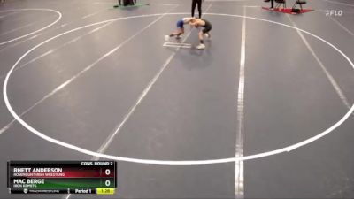 63 lbs Cons. Round 2 - Rhett Anderson, Rosemount Irish Wrestling vs Mac Berge, Iron KoMets