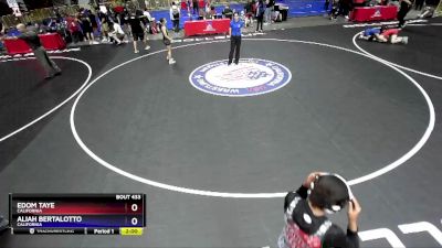 106 lbs Cons. Round 2 - Edom Taye, California vs Aliah Bertalotto, California