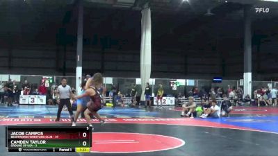 157 lbs Round 3 (4 Team) - Jacob Campos, BEASTWORKS WRESTLING CLUB vs Camden Taylor, GROUND UP USA