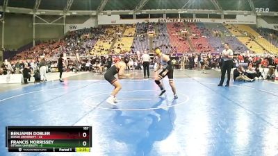 157 lbs Semis (4 Team) - Francis Morrissey, Ottawa University vs Benjamin Dobler, Doane University