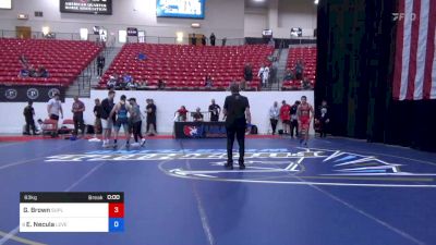 63 kg Cons 8 #1 - Gabriel Brown, Suples Wrestling Club vs Emil Necula, Level Up Wrestling Center