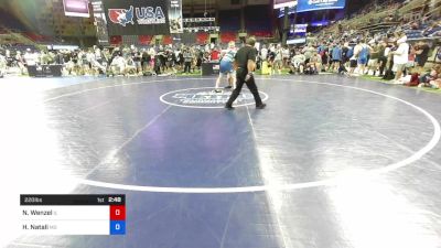 220 lbs Rnd Of 64 - Noah Wenzel, Illinois vs Hank Natali, Missouri