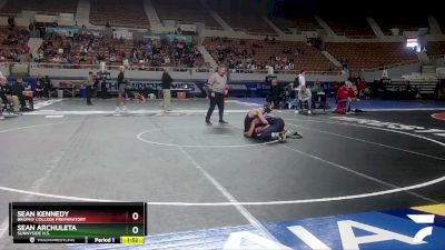 D1-126 lbs Champ. Round 1 - Sean Kennedy, Brophy College Preparatory vs Sean Archuleta, Sunnyside H.S.