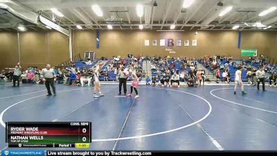 130 lbs Cons. Semi - Nathan Wells, Top Of Utah vs Ryder Wade, Fremont Wrestling Club