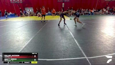 150 lbs Round 2 (4 Team) - Brett DeRoo, BBE/Waska vs Malaki Jackson, Geneseo