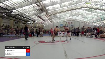 65 kg Consi Of 16 #2 - Samuel Krivus, Cavalier Wrestling Club vs Breyden Bailey, Indiana University