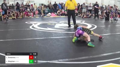 68 lbs Pools - Lilli Sweeney, Grindhouse W.C. vs Leeah Stephen, Lunatics