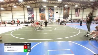 132 lbs Rr Rnd 3 - Hunter Keane, MF Purge Black vs Caden Stevenson, GNWC Red