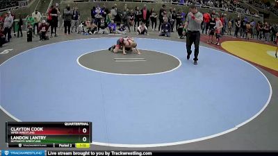 82 lbs Quarterfinal - Clayton Cook, Viper Wrestling vs Landon Lantry, HotShots Wrestling