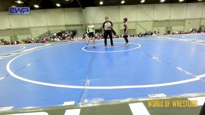 75 lbs Rr Rnd 4 - Benny Ahedo, Funky Singlets vs Maverick Knox, Roughriders 9U