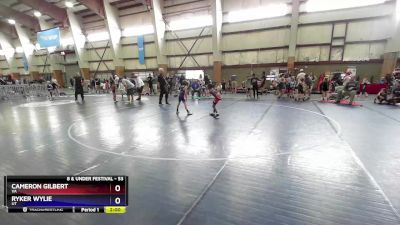 53 lbs Quarterfinal - Cameron Gilbert, VA vs Ryker Wylie, UT