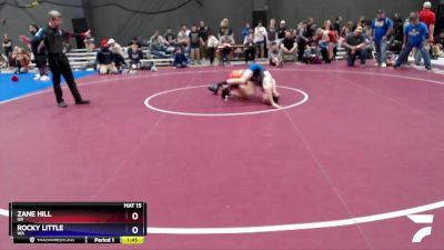 114 lbs Semifinal - Zane Hill, OR vs Rocky Little, WA