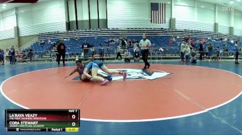 102 lbs Quarterfinal - La`Raya Veazy, The Fort Hammers Wrestling vs Cora Stewart, Askren Wrestling Academy