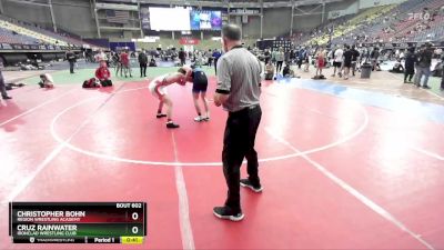 157 lbs Cons. Round 4 - Cruz Rainwater, Ironclad Wrestling Club vs Christopher Bohn, Region Wrestling Academy