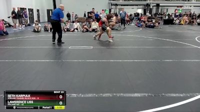 138 lbs Round 6 (8 Team) - Seth Karpulk, Steller Trained Black Sun vs Lawerence Liss, Myland WA