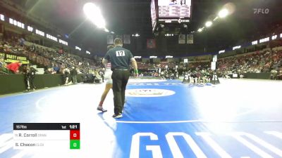 157 lbs Round Of 32 - Ryan Carroll, Granite Hills vs Samuel Chacon, Clovis