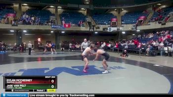 125 lbs Cons. Round 2 - Dylan McChesney, Simpson College vs Jase Van Pelt, Cornell College