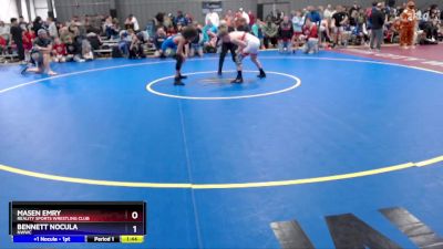 119 lbs Quarterfinal - Masen Emry, Reality Sports Wrestling Club vs Bennett Nocula, NWWC