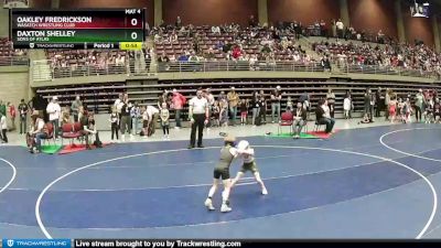 44 lbs Quarterfinal - Oakley Fredrickson, Wasatch Wrestling Club vs Daxton Shelley, SONS OF ATLAS