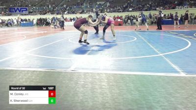 138 lbs Round Of 32 - Mazzy Conley, Jenks vs Kaydance Sherwood, Sapulpa Junior High